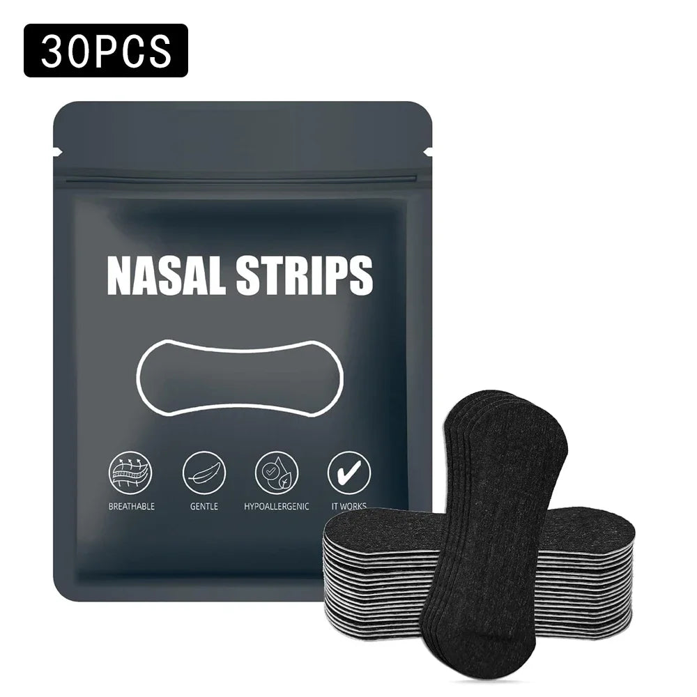 30/90/150Pcs,Better Sleep Anti-Snoring Nasal Strips, Nose Strips for Breathing, Physical Expansion Breath Nasal Patch